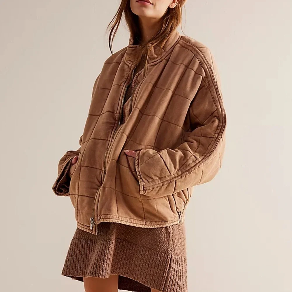 Dolman Quilted Knit Jacket free people